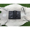 Load image into Gallery viewer, Black Alligator Skin Bifold Vertical Wallet For Men | Handmade Crocodile Leather Wallet RFID Blocking | VL5681