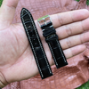 Load image into Gallery viewer, Hand Stitching Black Alligator Watch Strap DH-154