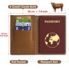 Load image into Gallery viewer, Brown Slim Alligator Leather Passport Holder Cover