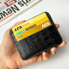 Black Alligator Leather Credit Card Holder | RFID Blocking | BLACK-CARD-11 - Vinacreations