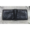 Load image into Gallery viewer, Black Alligator Skin Bifold Wallet For Men | Handmade Crocodile Leather Wallet RFID Blocking | VL5663 - Vinacreations