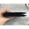 Black Alligator Skin Bifold Wallet For Men | Handmade Crocodile Leather Wallet RFID Blocking | VL5700 - Vinacreations