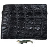 Load image into Gallery viewer, Black Alligator Skin Bifold Wallet For Men | Handmade Crocodile Leather Wallet RFID Blocking | VL5718 - Vinacreations