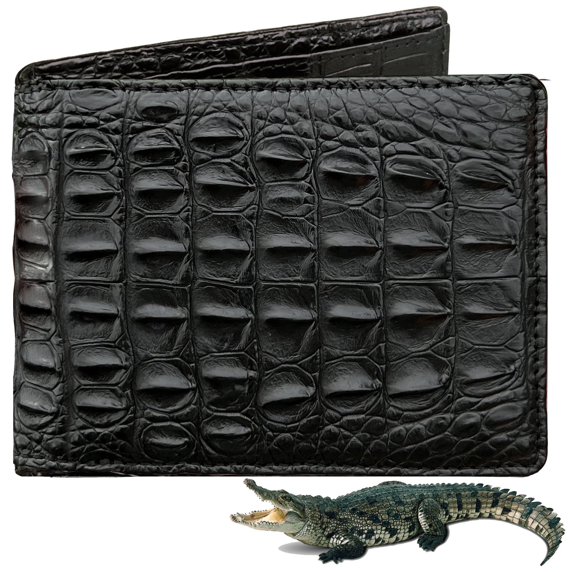 Alligator Skin Wallet Mens Alligator Wallet - Real Mens Wallets