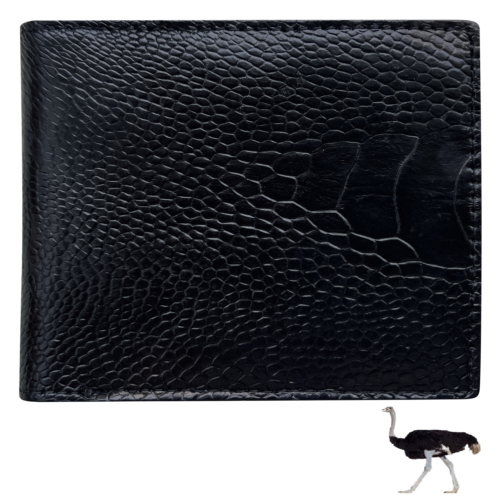 Ostrich Leather Wallet Luxury Wallets