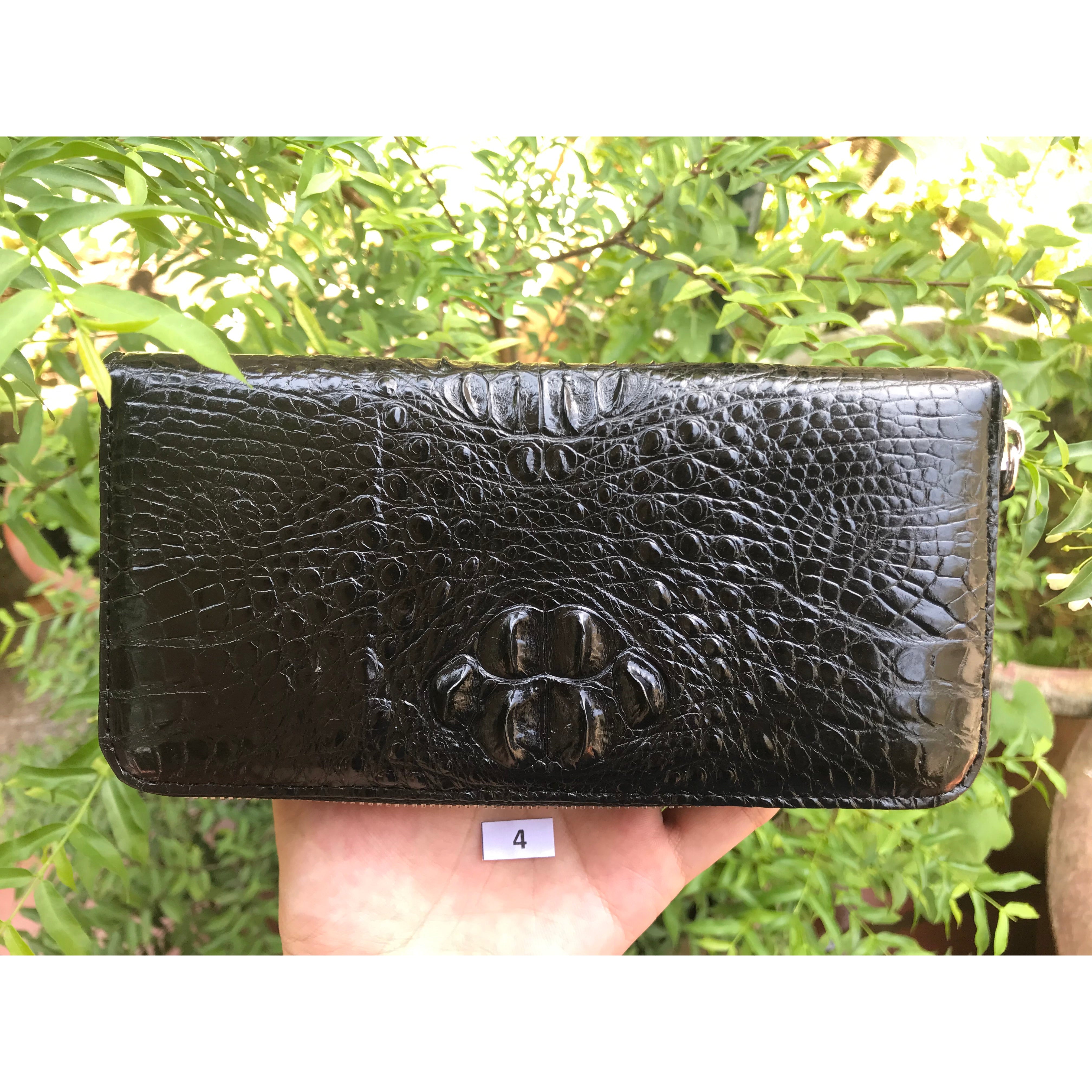 Cream Large Genuine Italian Leather Wristlet Clutch Bag – MSH Wholesale