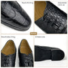 Black Belly Alligator Leather Oxford Dress Shoes For Men  | SH01A42
