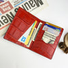 Load image into Gallery viewer, Black &amp; Red Double Side Alligator Leather Credit Card Holder | RFID Blocking | CARD-12