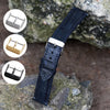 Navy Blue Alligator Leather Watch Strap