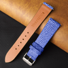 Load image into Gallery viewer, Flat Blue Stingray Leather Watch Band