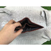 Brown Alligator Skin Bifold Vertical Wallet For Men | Handmade Crocodile Leather Wallet RFID Blocking | VL5614 - Vinacreations