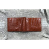 Brown Alligator Skin Bifold Wallet For Men | Handmade Crocodile Leather Wallet RFID Blocking | VL5546 - Vinacreations