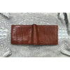 Brown Alligator Skin Bifold Wallet For Men | Handmade Crocodile Leather Wallet RFID Blocking | VL5557 - Vinacreations