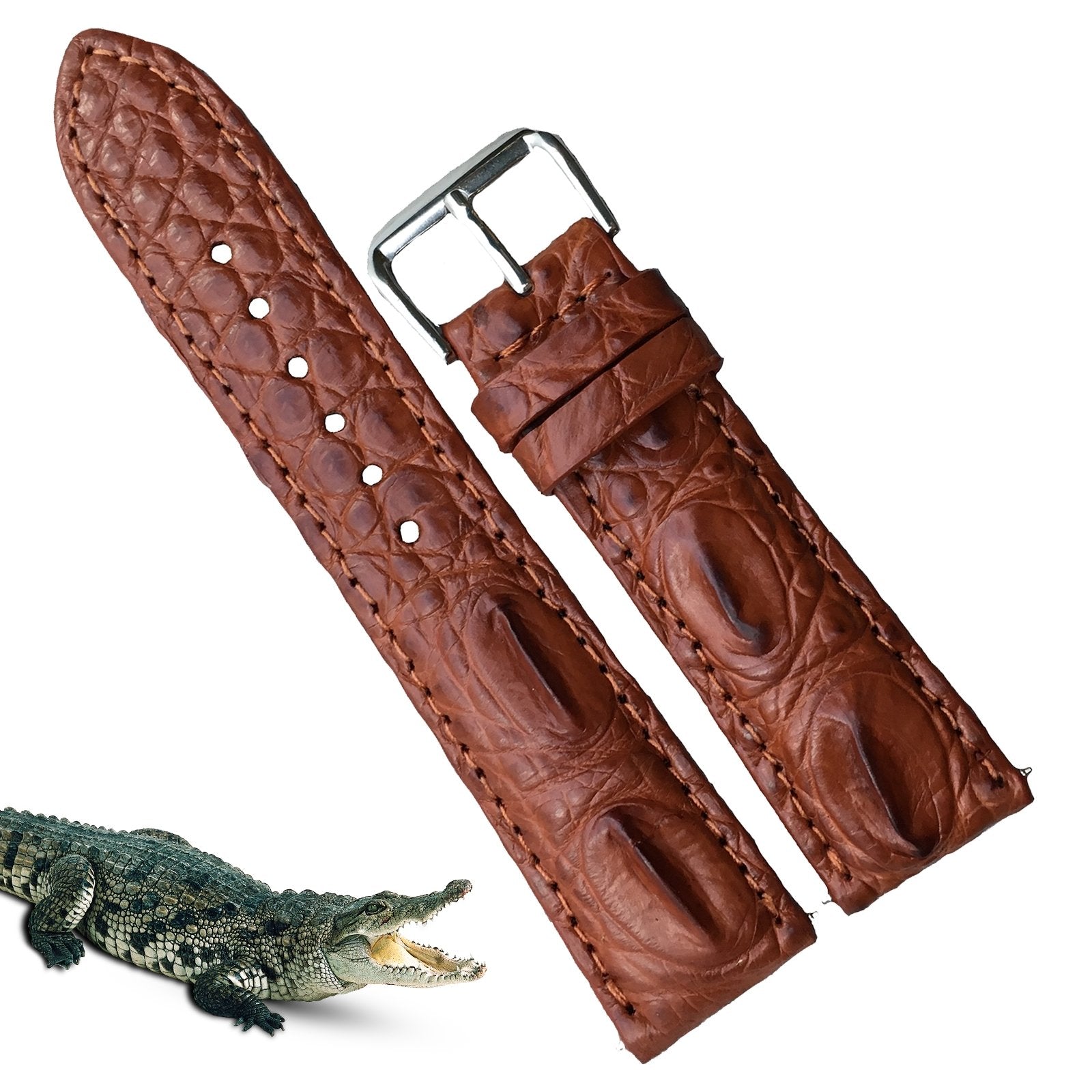Leather Watch Bands - Lizard, Gator, Crocodile Watch Straps