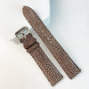 Brown Stingray Leather Watch Band For Men Replacement Wristwatch Strap | DH-61 - Vinacreations