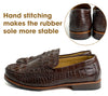 Load image into Gallery viewer, Classic Dark Brown Alligator Boat Shoes Men   | Crocodile Men Moccasin Leather Shoes | SH83K42