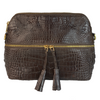 Brown Crossbody Purse Bag, Minimalist Everyday Leather Bag For Women, Ladies Bags Satchel Travel Tote Shoulder Bag