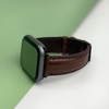 Load image into Gallery viewer, Brown Lizard Leather Strap for Apple Watch