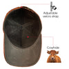 Brown Alligator Leather Cap - Fashionable Exotic Adjustable Outdoor Baseball Cap | Cowboy Style | HAT-BRO-22