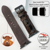 Load image into Gallery viewer, Dark Brown Hornback Alligator Leather Strap for Apple Watch