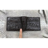 Load image into Gallery viewer, Dark Brown Alligator Skin Bifold Wallet For Men | Handmade Crocodile Leather Wallet RFID Blocking | VL5701 - Vinacreations