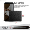 Load image into Gallery viewer, Black Handmade Double Side Ostrich Leather Bifold Wallet for Men