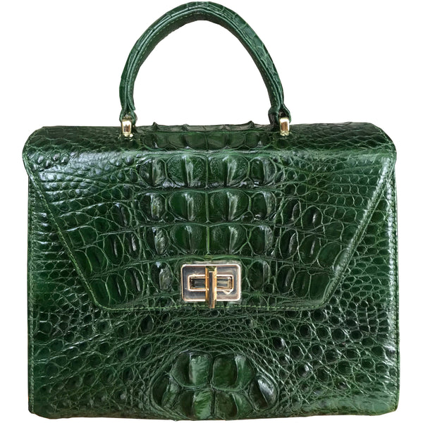 The Maple Green Leather Handbag – Vinci Leather Shoes