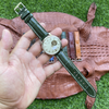 Hand Stitching Green Alligator Watch Strap DH-158