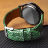 Flat Green Stingray Leather Watch Band