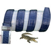 Handcrafted Navy Blue Alligator Belt Men's - Automatic Buckle | BE-NAV-04 - Vinacreations