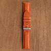 Handmade Orange Lizard Leather Watch Band For Men Quick Release Replacement Wristwatch Strap | DH-160 - Vinacreations
