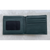 Handmade Green Ostrich Bifold Wallet for Men RFID Blocking | VINAM-97
