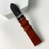 Light Brown Alligator Leather Watch Band For Men DH-13 - Vinacreations