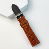 Load image into Gallery viewer, light brown hornback leather watch strap