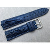 Navy blue Alligator Leather Watch Band For Men | Premium Crocodile Quick Release Replacement Wristwatch Strap | DH-82 - Vinacreations