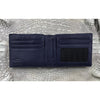 Navy Blue Alligator Tail Skin Bifold Wallet For Men | Handmade Crocodile Leather Wallet RFID Blocking | VL5563 - Vinacreations