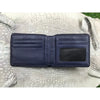 Navy Blue Alligator Tail Skin Bifold Wallet For Men | Handmade Crocodile Leather Wallet RFID Blocking | VL5588 - Vinacreations