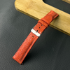 Orange Stingray Leather Watch Band