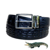 Premium Black Alligator HornBack Leather Belt For Men - Pin Buckle | BEHO11-PIN - Vinacreations
