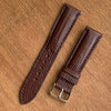 Load image into Gallery viewer, Premium Brown Lizard Leather Watch Strap Band Men Quick Release Buckle Replacement Wristwatch Strap Handmade | dh-161 - Vinacreations