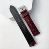 Purple Alligator Leather Watch Band For Men | Premium Crocodile Quick Release Replacement Wristwatch Strap | DH-109 - Vinacreations