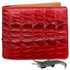 Load image into Gallery viewer, Red Alligator Tail Leather Bifold Wallet For Men | Handmade Crocodile Wallet RFID Blocking | VINAM-103 - Vinacreations