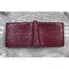 Load image into Gallery viewer, Red Burgundy Alligator Skin Bifold Wallet For Men | Handmade Crocodile Leather Wallet RFID Blocking | VL4541 - Vinacreations