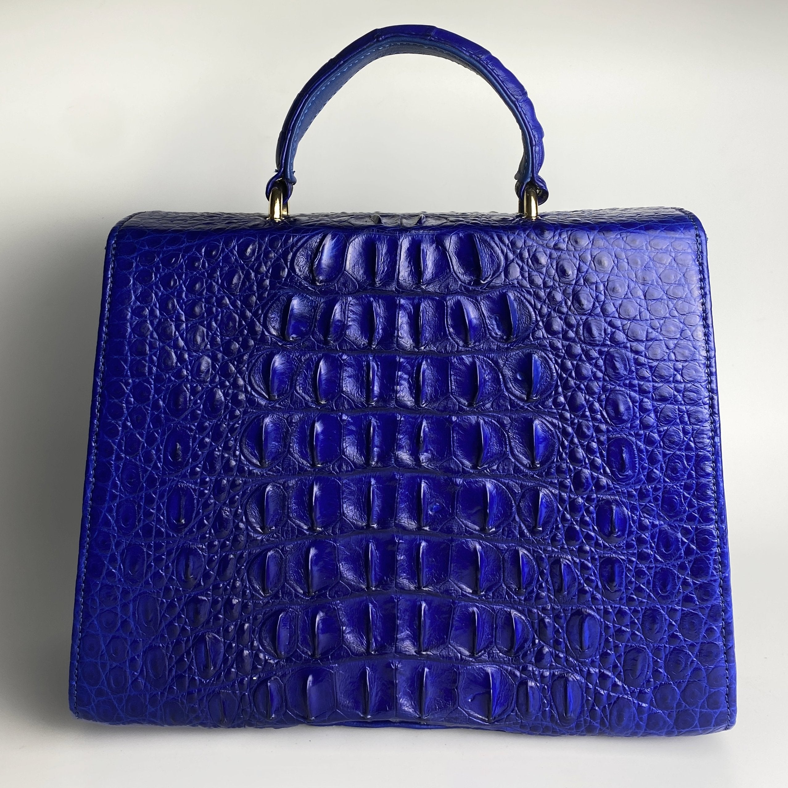 1930s true vintage crocodile handbag leather bag ~ Art Deco chic | eBay