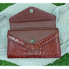 Load image into Gallery viewer, Womens Leather Alligator Handbag Handmade Luxury Leather Bag - Work Bag Women - Brown Leather Satchel Purse XACH-08 - Vinacreations